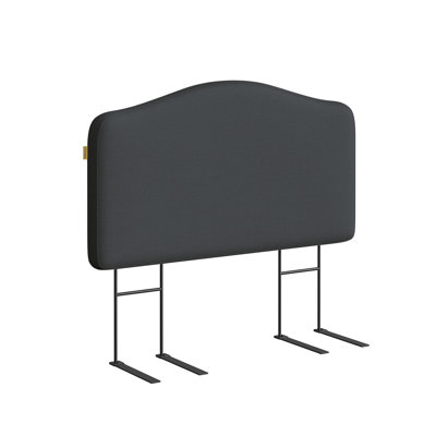 Upholstered Headboard with Ergonomic Wedge Backrest and Adjustable Height for 8"-14" Mattress, Scratch-Resistant Towel Velvet