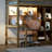 LED Loft Bed with Built-in Desk Workstation and Multi-storage-1654058494