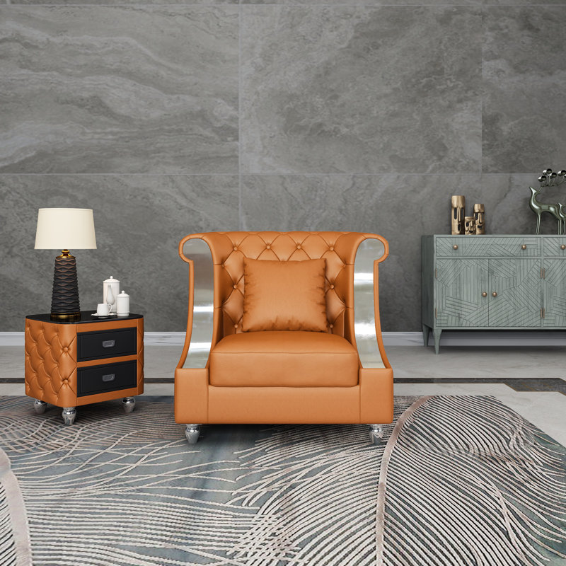 Mayfair Collection Club Chair, Cognac
