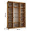 3 Door Manufactured Wood Wardrobe-1292337823-1292337817