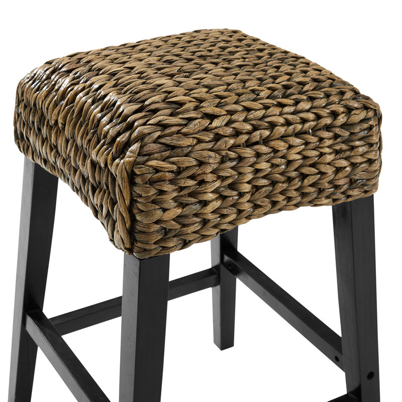 Kara Counter Stool with Solid Wood Frame