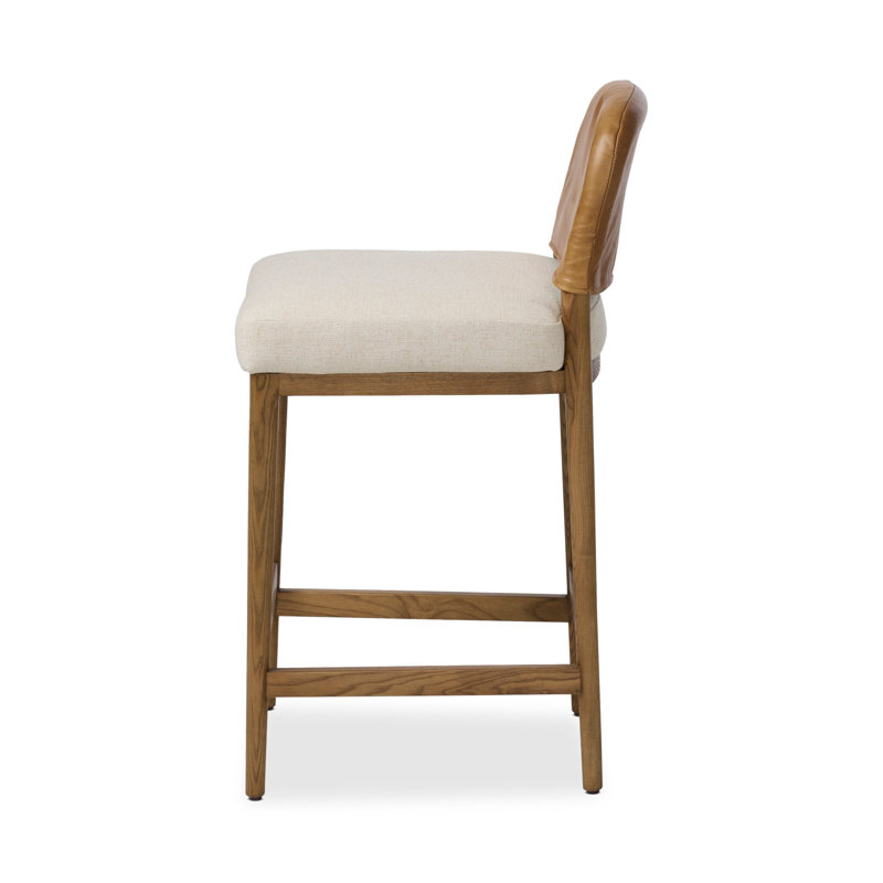 Ryver Stool-Dulane Mahogany-Counter, Antwerp Natural