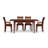Sarah 4 - Person Solid Wood Top Four Leg Dining Set-16848866-37101027-39921210