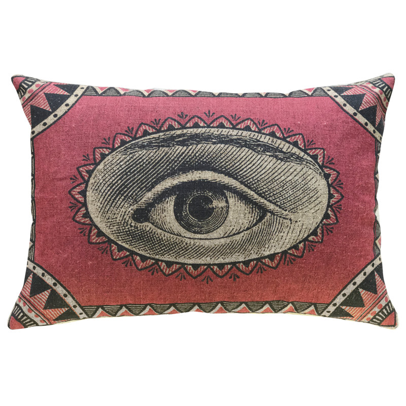 Linen Reversible Throw Pillow