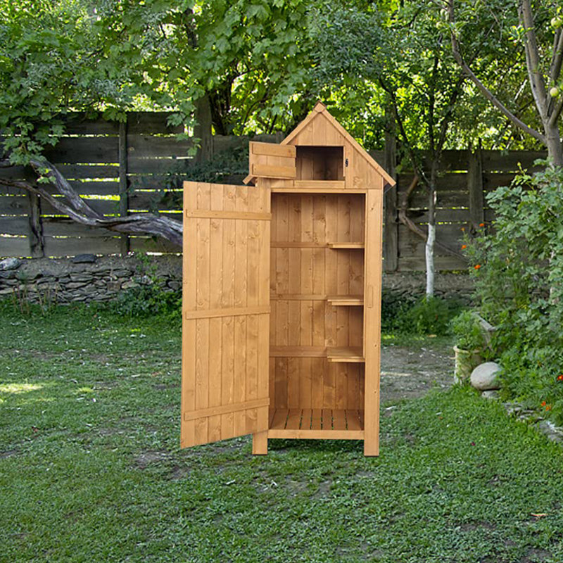 Outdoor Storage Cabinet, Natural