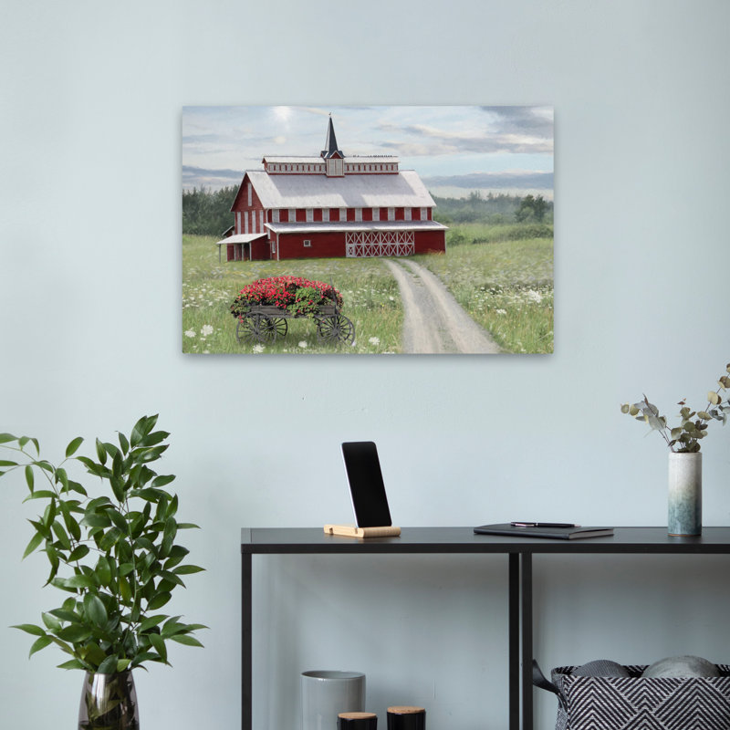 Bright Bright Day - Photographie contemporaine d'art de grange à la ferme, H 16 po x l 24 po