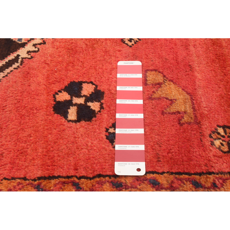 Tapis de couloir unique en laine noué à la main 4 pi 3 po x 9 pi 10 po nouvel âge Jesse-James