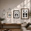 Seated Panda Minimalist - Print-67918497-67918499