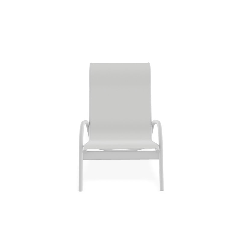 Beach Chair, White 6D Sunbrella®, Textured White