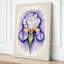 Purple Iris in Bloom Botanical 1 Piece Wrapped Canvas Wall Art-113040968-113040971