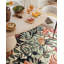 Tapis en laine crocheté à la main Occhipinti - noir / rouge-451760497