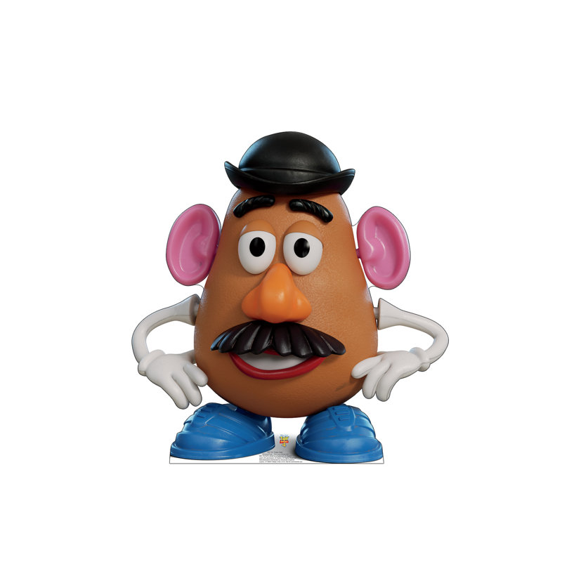 Accroche en carton 4 têtes de pomme de terre mr/pixar jouets
