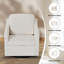 Fauteuil demi-tonneau rembourré Mid-Century-1775646477