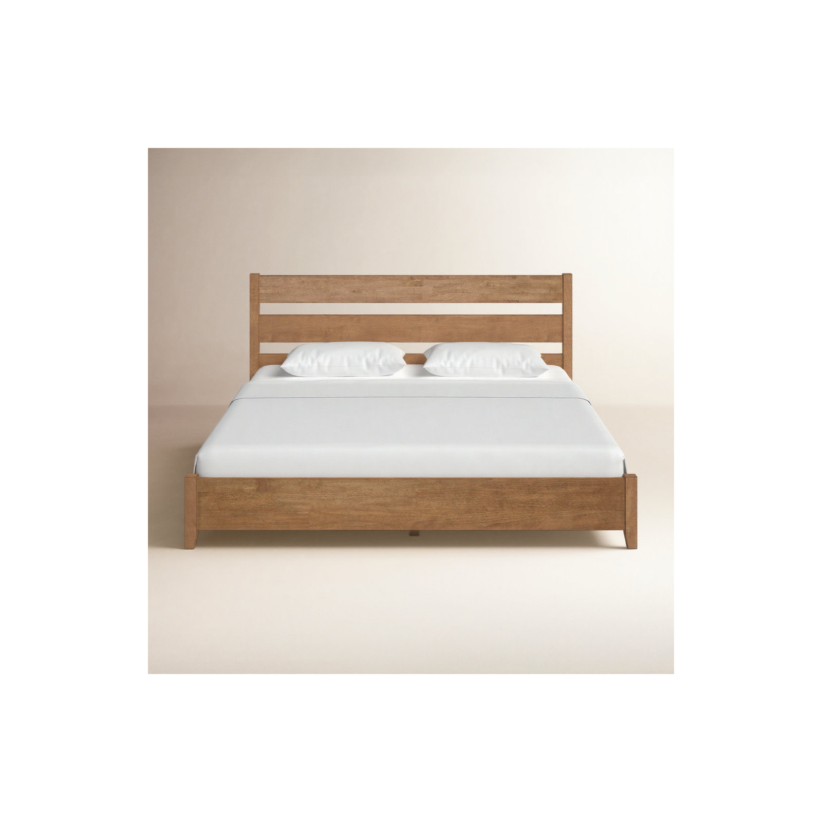 Marwood Solid Wood Slat Bed, King