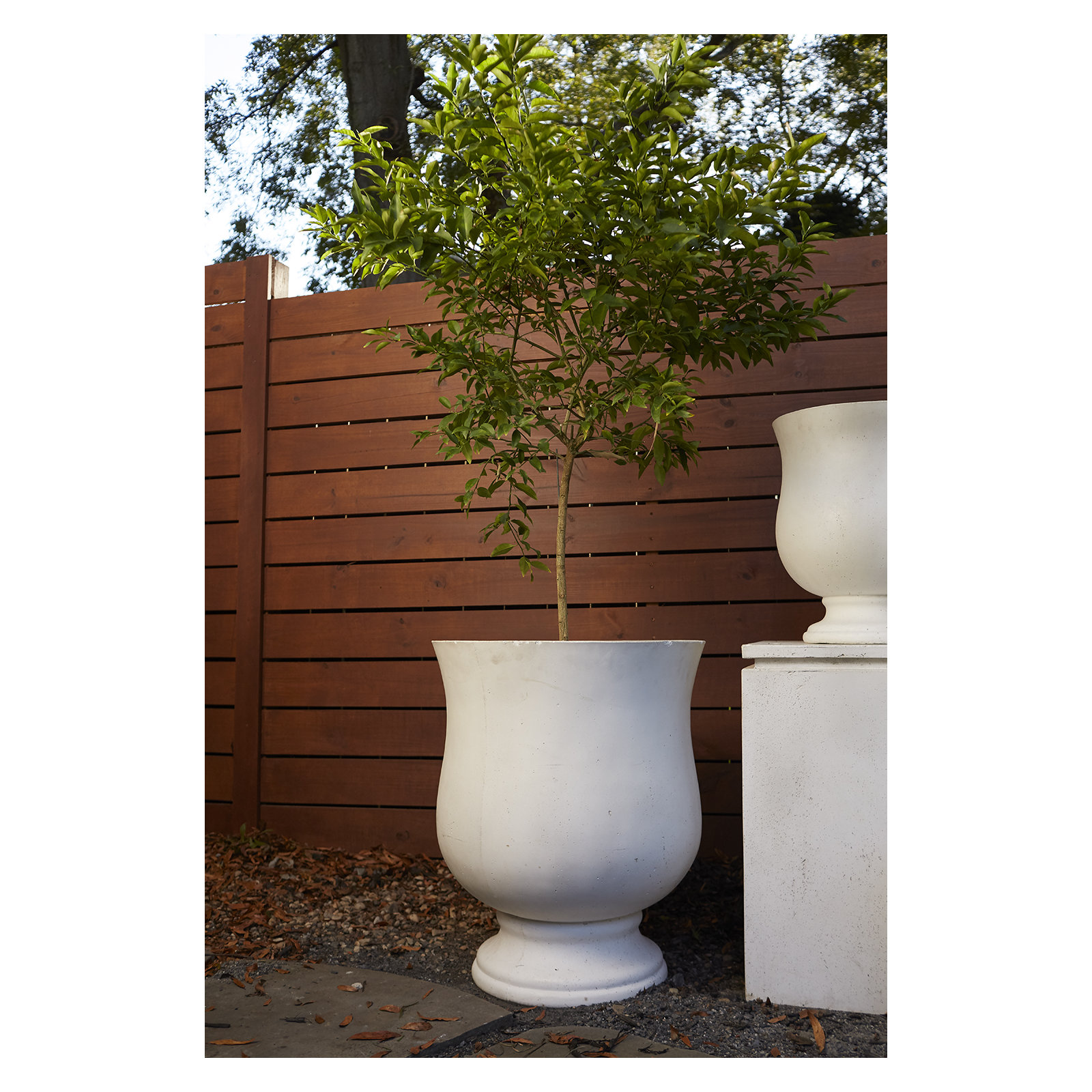Handmade Urn Planter, 28.25" H x 23.5" W x 23.5" D