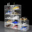 Boîte de rangement pour chaussures empilable en plastique