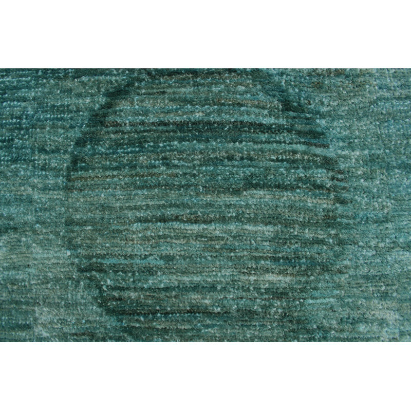 Tapis de la surface en laine 6 pi x 8 pi 8 po noué la à la main one-of-kind Collette