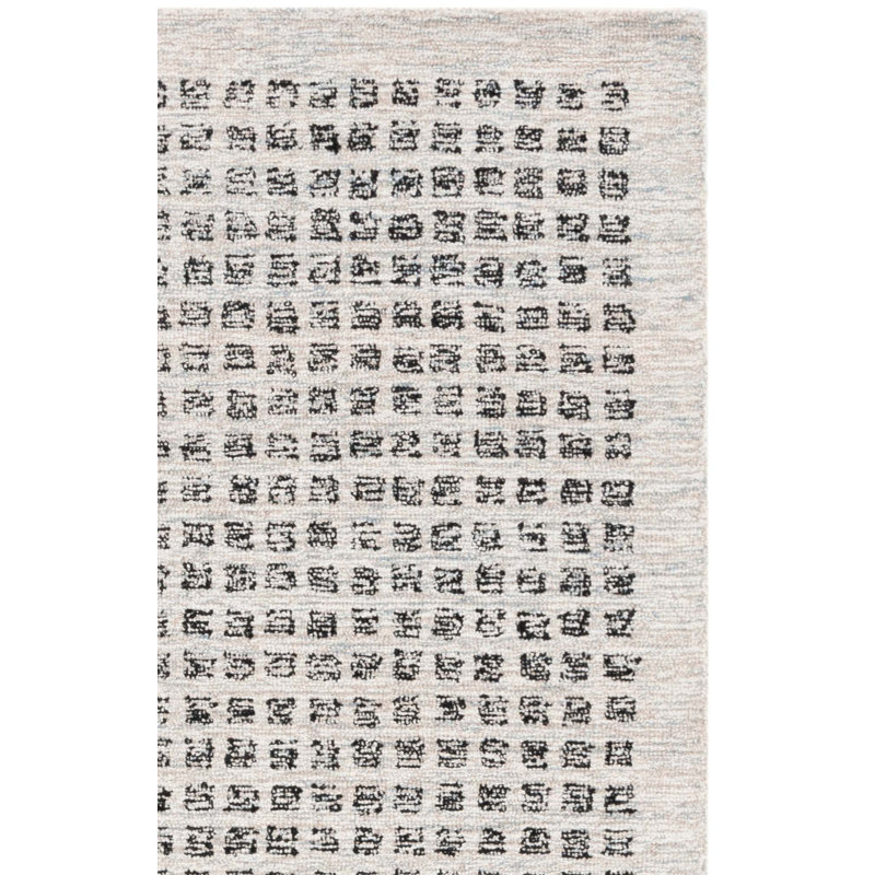 Sikira Hand Tufted Wool Pile Abstract Rug, Rectangle 6' x 9'