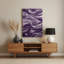 Art abstrait abstrait en métal mauve 65-1371957039