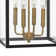 Hinkley 4-Light Open Frame Foyer Chain-Hung Rectangle Chandelier