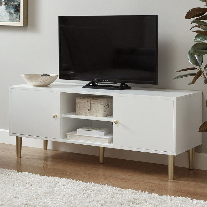 Bellandra TV Stand for TVs up to 50", White