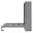 Murphy Bed Wall Bed with Storage Shelves - Gray Fold-Down Space-Saving Wall-Mounted Bed for Bedroom-1093154395