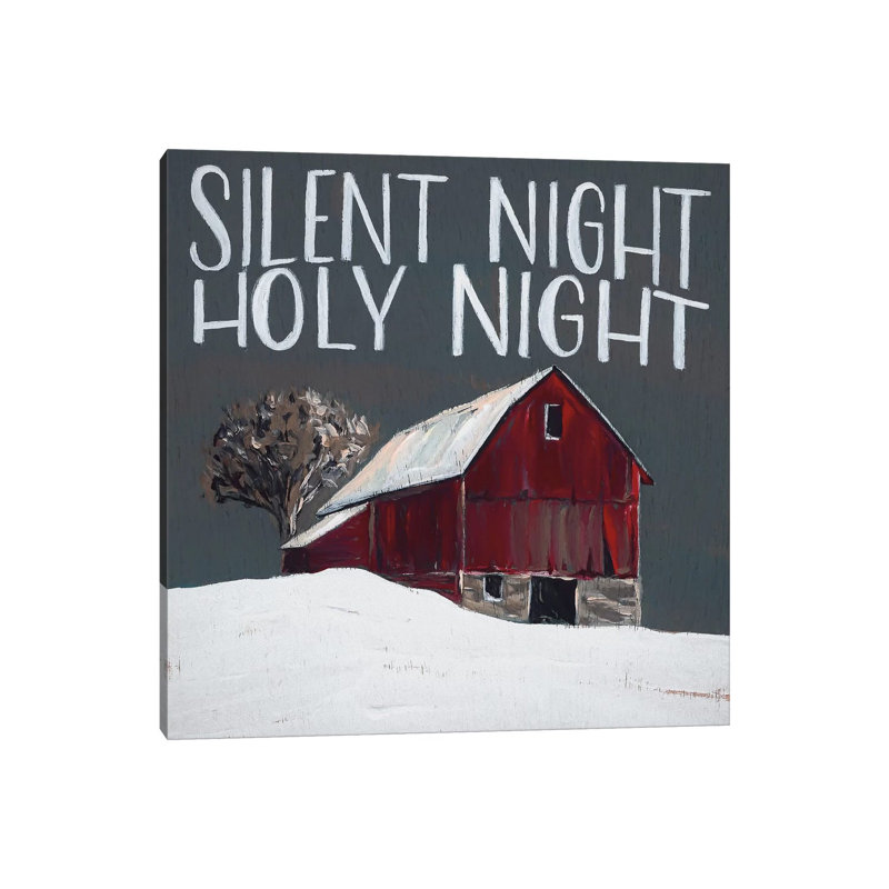 Silent Night Holy Night by Michele Norman - Wrapped Canvas Print, 30.48 cm H x 30.48 cm W