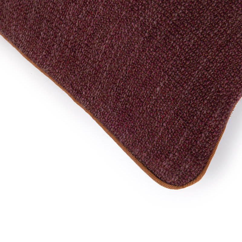 Charlies Decorative Pillow, Brown/White/Black