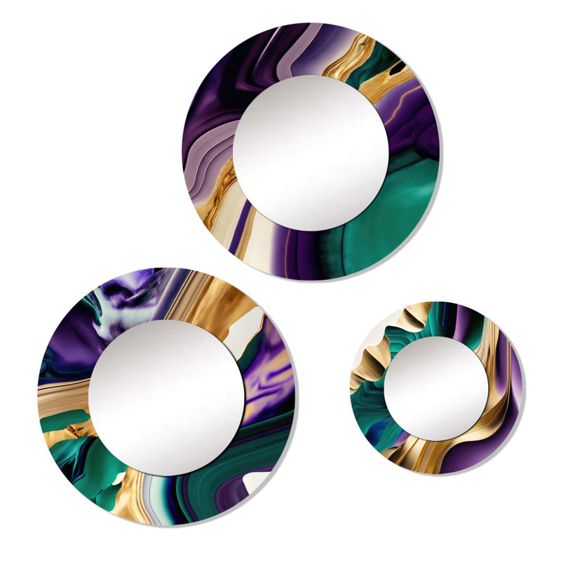 Garcelle Metal Round Mirror