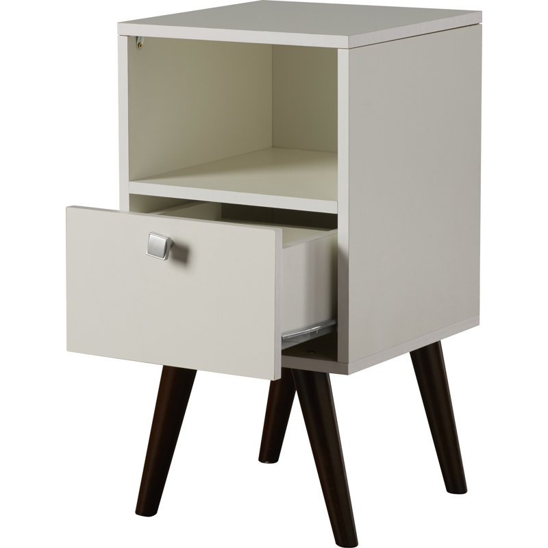 Angelica 12.99'' W Nightstand, White