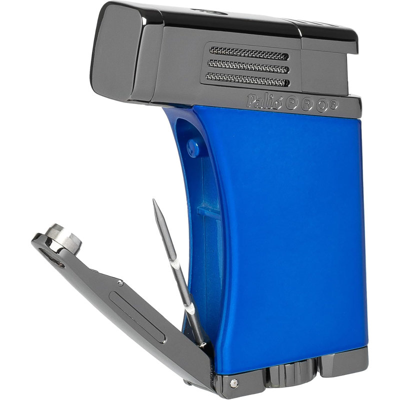 Palió Pro Scorpius Angled Single-Jet Refillable, Gray/Blue