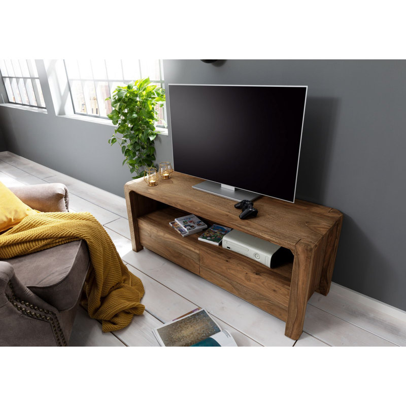 Bueno Unfinished TV Stand for TVs up to 55", Brown