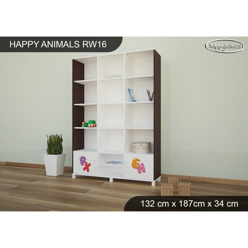 187cm H X 132cm W Kids Bookcase, Wenge Chestnut