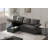 Upholstered Pull Out Sectional Sofa With Chaise-732740932