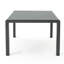 Ensemble de conversation d'extérieur en aluminium gris 4 pièces Patio