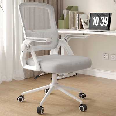 Computer Desk Office Chair with Flip-up Armrests