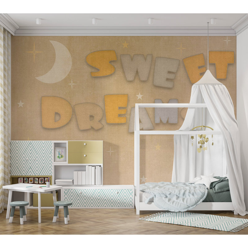 Papier peint pour enfants - Sweet Dreams, L 137 po x L 100 po