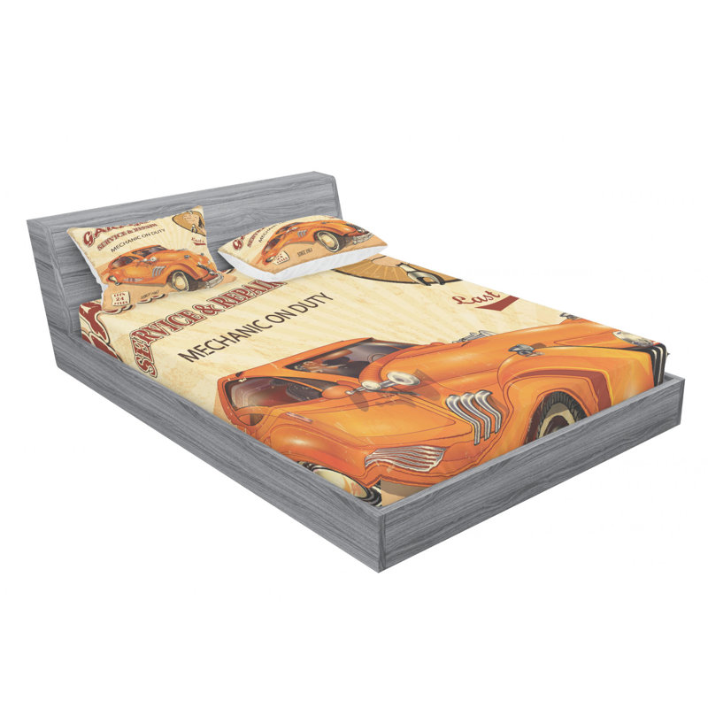 Microfiber Sheet Set, Full Sheet Set with Fitted Sheet