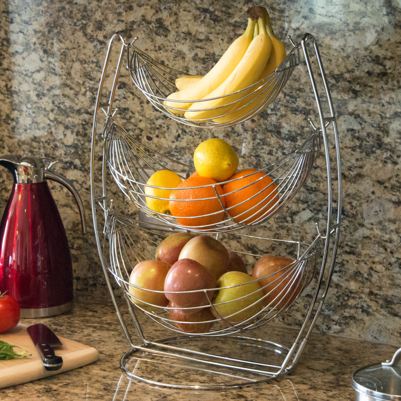 0.98 gallon Fruit Bowl, Silver