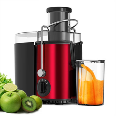 Centrifugal Juicer Machine, Compact Juice Extractor for Whole Fruits & Vegetables, 2.5" Wide Chute, 3-Speed Electric Juicer, Easy to Clean