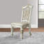 Chaise d'appoint rembourrée en perle antique Kamielle (ensemble de 2)