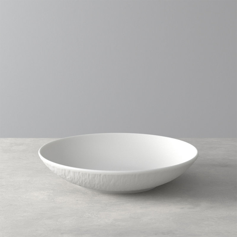 Villeroy & Boch Manufacture Rock 14.5 oz Pasta Bowl, White