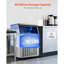 Commercial Ice Maker Freestanding Cabinet Machine 200lbs/24H 108 Ice Cubes