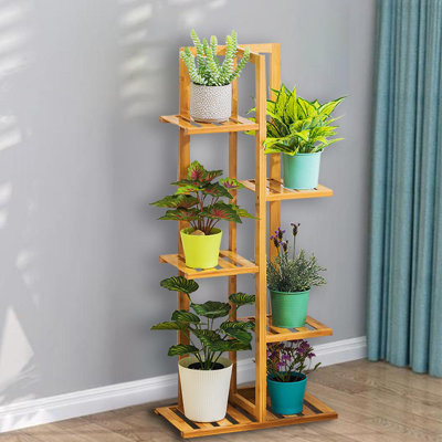 Solid Wood 5 Tier Plant Stand