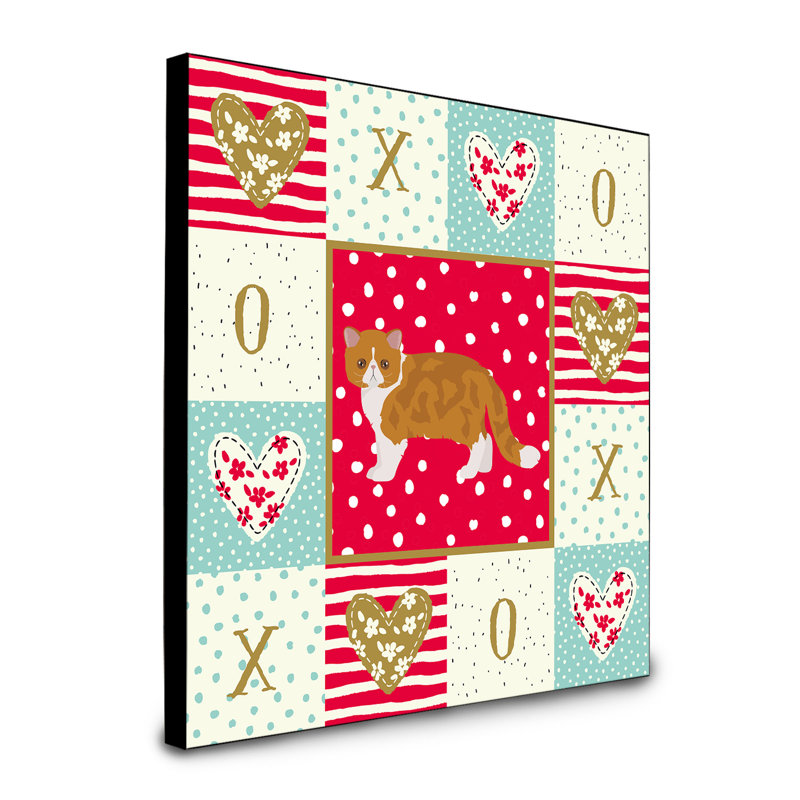 Panneau mural d’art chat Reginia, Reginia - Shorthair brun exotique 2