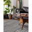 Tapis contemporain gris et argenté Omotayo-1311619318