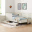 Structure de lit simple tapissier avec 2 tiroirs de rangement-334096056-334096058
