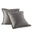  Stone Washed French Linen European Square Pillow Shams 26 x 26"-131180362