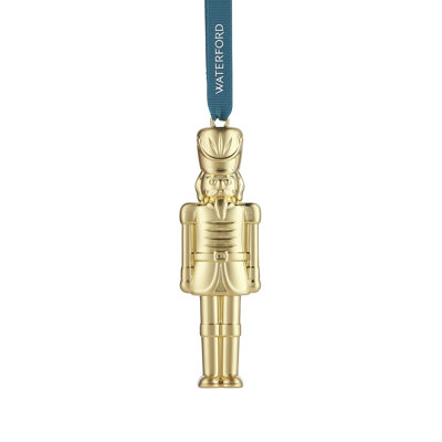 Christmas Nutcracker Golden Ornament