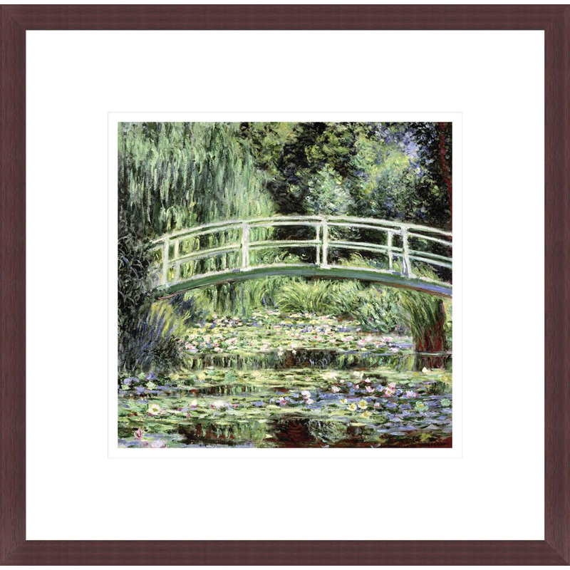 «White Water nilies» par Claude Monet, impression giclée sur cadre, H 13,75 po x l 13,95 po